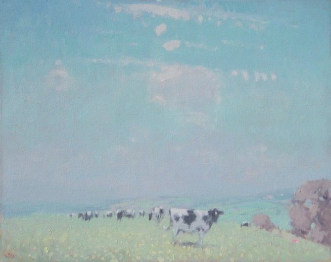 'Landscape with Cows, near Sidmouth' by Stephen Brown